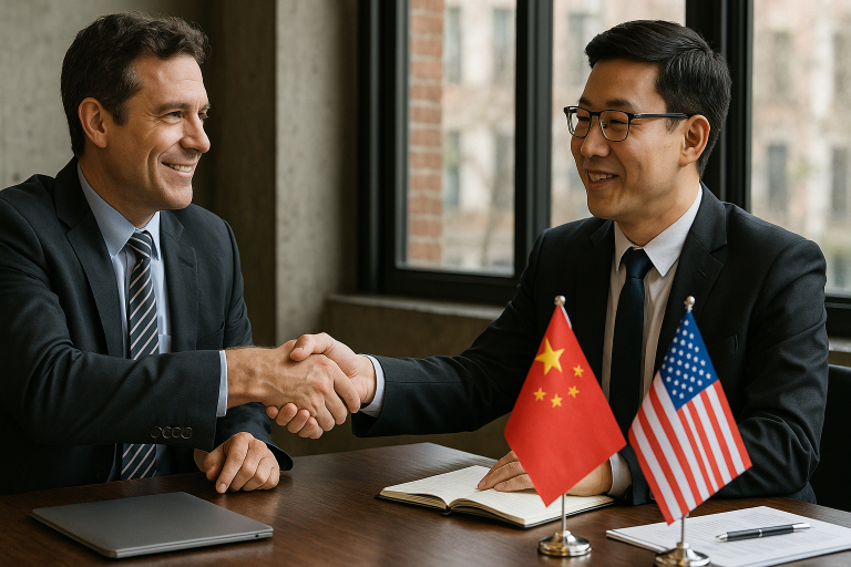 Imagen que simboliza la importancia de la comunicación y colaboración cultural en las relaciones de aprovisionamiento con China, una lección que yo he aprendido y valoro.